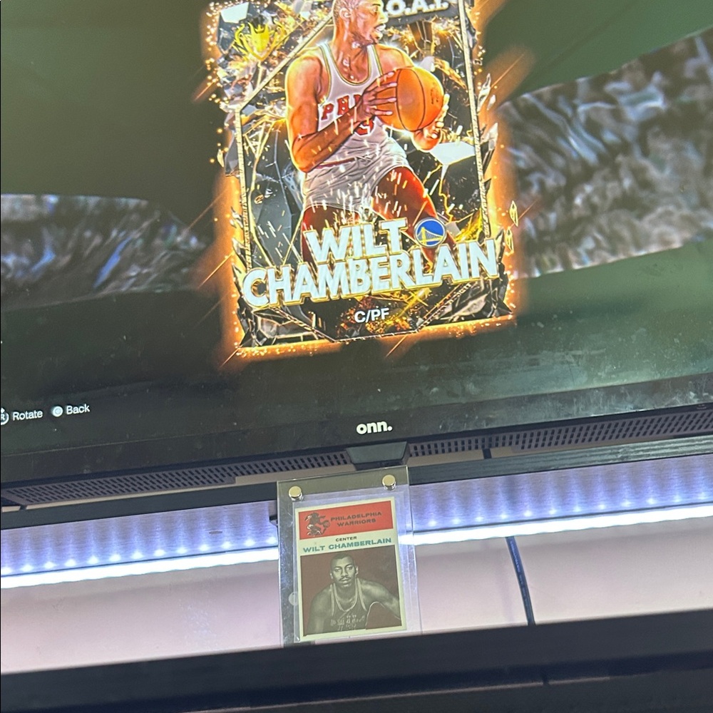 Wilt Chamberlain Basketball Card